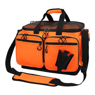 ISO9001 Fishing Tackle Bags Water Resistant Fishing Gear Bag With Tackle Box