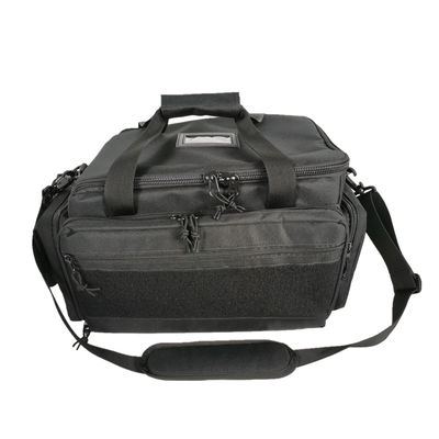 Durable Range Gun Bag Nylon Lining Pistol Gun Bag With Magazine Slots Multiple