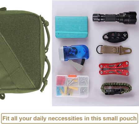 OEM ODM Tactical Molle Admin Pouch Multi Purpose 1000D Cordura