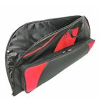 Red Archery Bow Case 106cm Soft Compound Bow Case With Arrow Box For Hunting