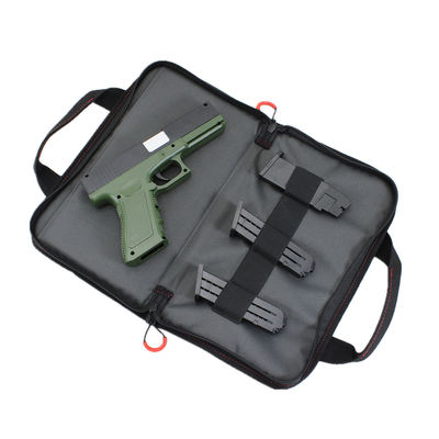 600D Lightweight Range Gun Bag Single Pistol Bag For Outdoor Shooting