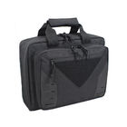 Lockable Leather Range Bag Pistol Soft Canvas Range Bag Double Layer