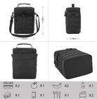 Customized Tactical Lunch Bag Leak Proof Lunch PEVA Linings Kit Tote Bag