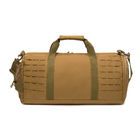 Tan Color Durable Duffel Bag 40L Sport Gym Bag With Anti Slip Mat