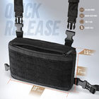 1000D Nylon Military Tactical Bag Chest Rig Bag With Laser Cut Molle Design