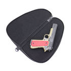 D-Ring Padded Lining Pistol Gun Bag 14inch For Compact Full Size Handguns