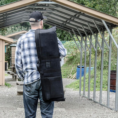 Dual Rifle Storage Lockable Tactical Gun Bag for Outdoor Shooting, 38 Inch