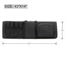 OEM ODM Double Gun Case with 4 Magazine Holders & Padded Front Pocket