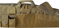 42" Tactical Gun Bag Single Rifle Case Padded Compartment Lockable Zipper 600d Polyester