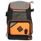 Orange Fishing Tackle Backpack Holds 3 Medium Boxes Bag Cooler Ice Chest Rod Holder