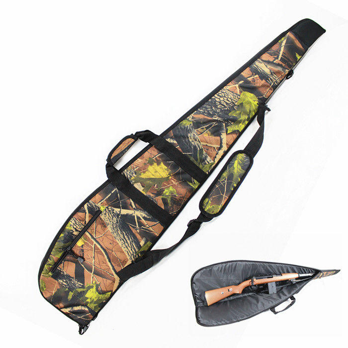 Custom Hunting Gun Bag 52 Inch Scoped Rifle Case Soft Shotgun Carrying Bag with Accessory Zipper Pockets