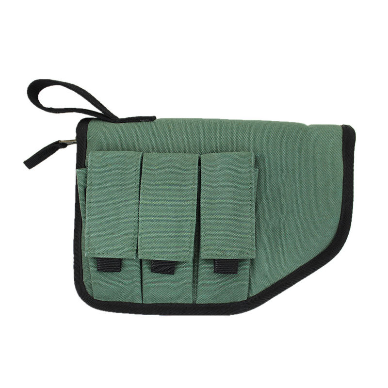 Canvas Pistol Rug With 3 Mag Pocket For Range Shooting